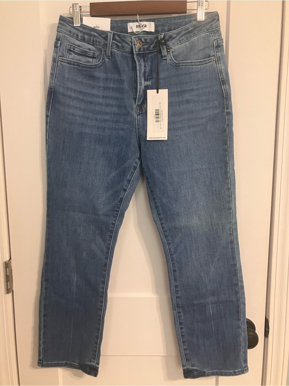 Mica Denim - High Rise Cropped Skinny Jeans